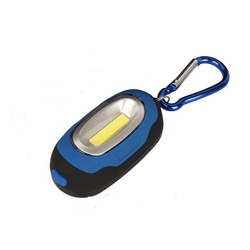 Portable Magnetic Key Chain Flashlight Torch COB LED Working Light Lamp Camping Lantern Random Color