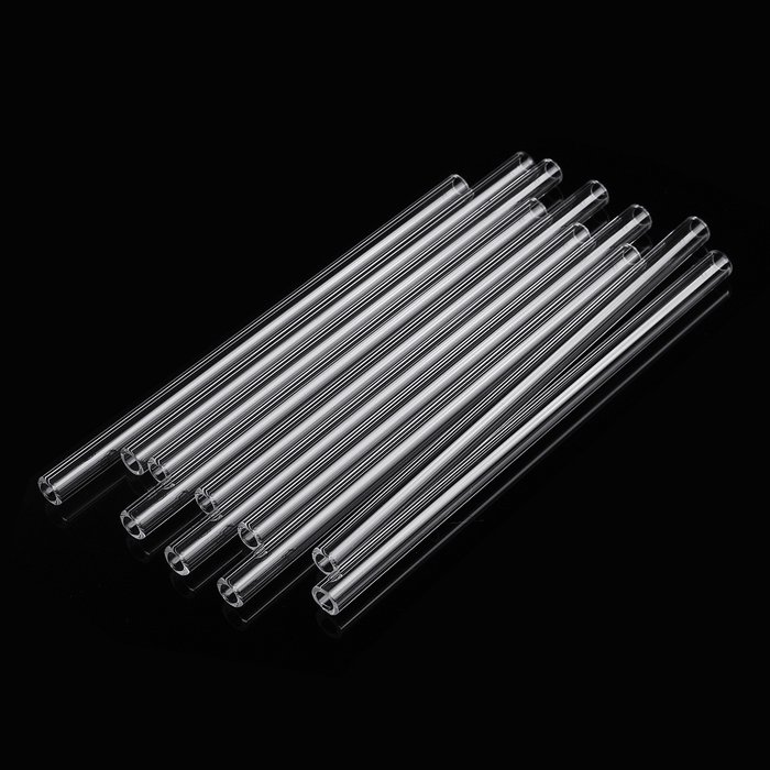 10Pcs Length 150Mm OD 7Mm 1Mm Thick Wall Borosilicate Glass Blowing Tube Lab Tubes