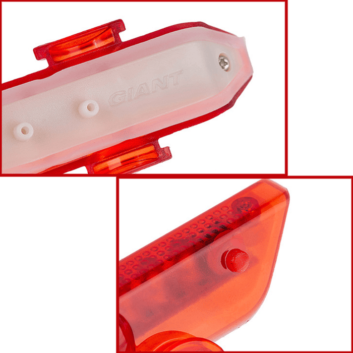 BIKIGHT Bicycle Taillight Cycling Safety Warning Lamp Mountain MTB Bike Rear Light Portable Dustproof Night Cycling Accessories