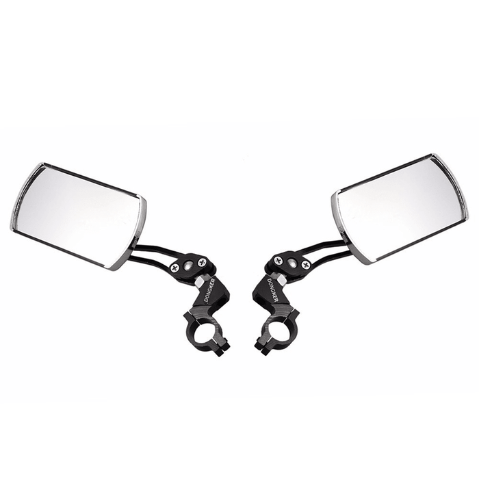 1 Pair Bike Rear View Mirror 360° Rotation Flexible Wide Angle Bicycle Safety Back Sight Reflector for Road Motorcycle Bicycle