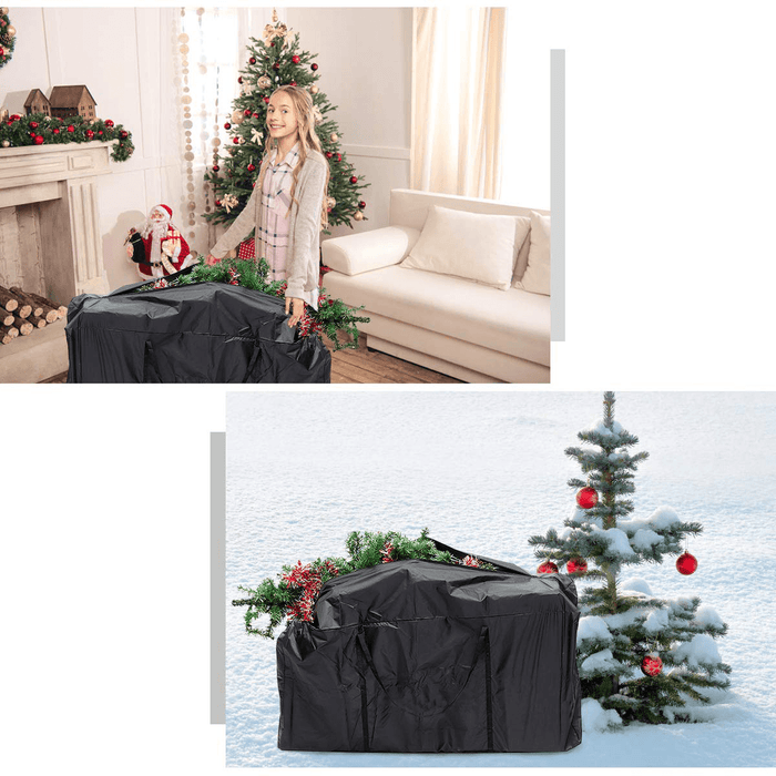 Outdoor Waterproof Christmas Xmas Tree Storage Bag Extra Large Cushion Bag Clothes Storage Punch