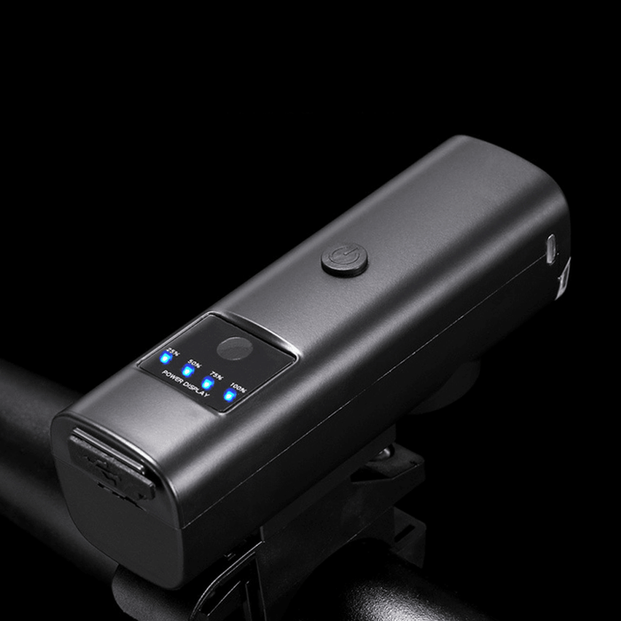 BIKIGHT 2-In-1 XTE Smart Bike Headlight 4 Modes USB Rechargeable 5 Modes Horn Waterproof Flashlight Bicycle Front Lamp