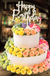 Acrylic Mirror Happy Birthday Gold & Silver Birthday Cake Topper Decorations