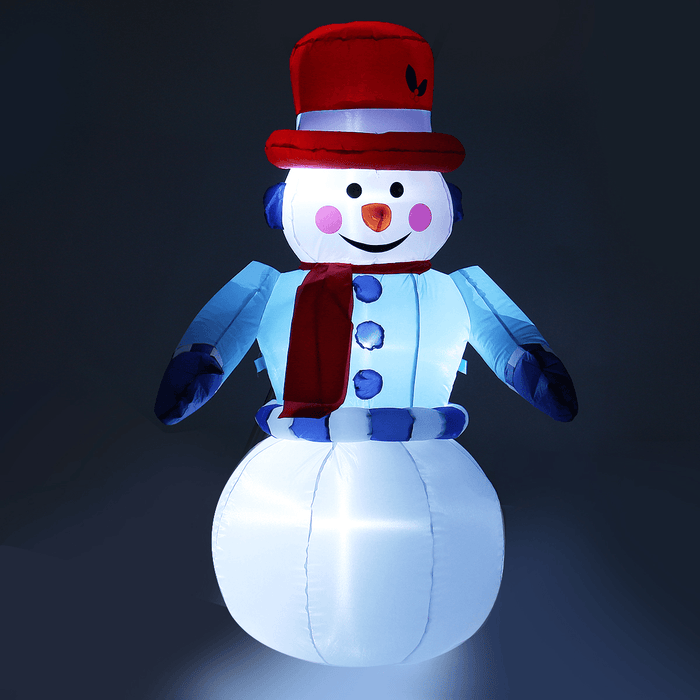 1.2M LED Christmas Inflatable Snowman Halloween Outdoors Ornaments Shop Decoration