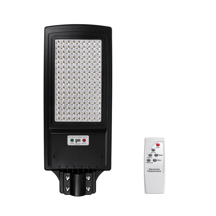 Led Street Light Radar Induction + Digital Display + Remote Control 144LED