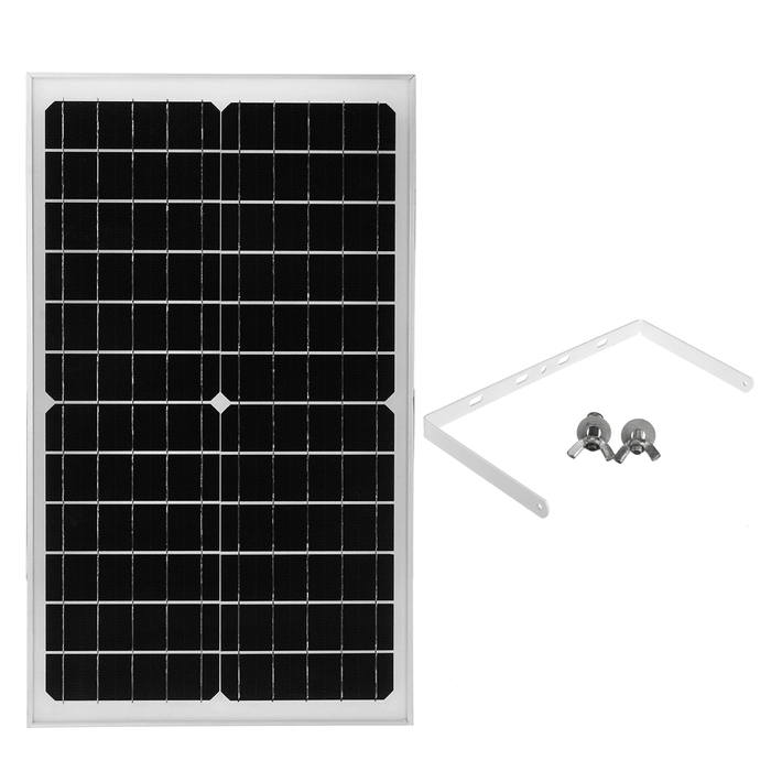 20/300W 12V Solar Panel Mono Caravan Boat Battery Charger W/Bracket Monocrystalline Silicon Solar Panel DC for Vehicle Rv Marine Battery Charger