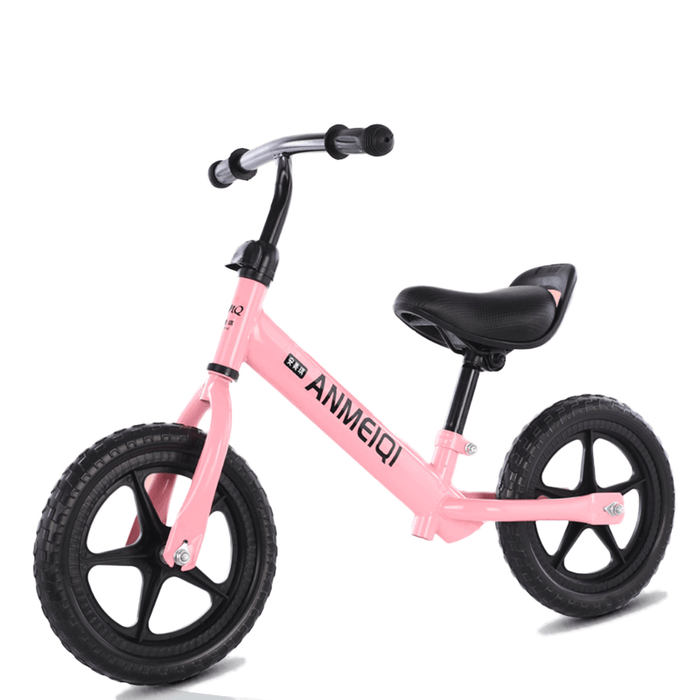 12 Inch 2 Wheel Kids No Pedal Balance Bike for Aged 1-6 Children Toddler Bicycle Balance Training Gifts Boys＆Girls