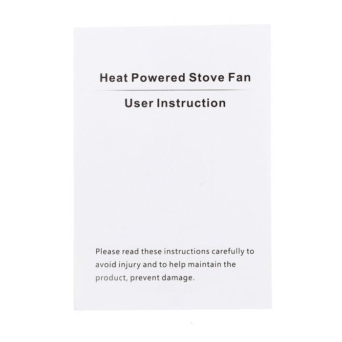 4 Blades Heat Powered Stove Fireplace Fan Silent Wall Mounted Eco-Friendly Heat Circulation Eco Fan