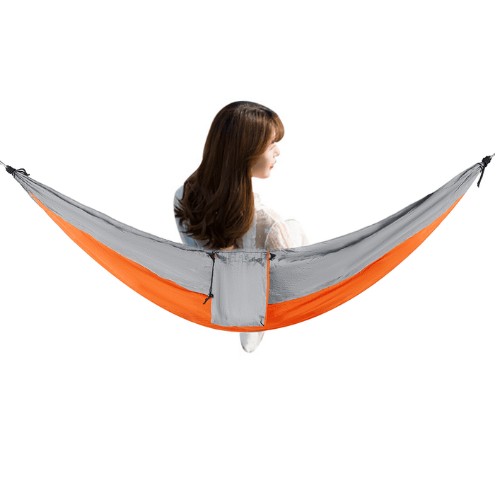 Ipree® Double Person Hammock Nylon Swing Hanging Bed Outdoor Camping Travel Max Load 300Kg