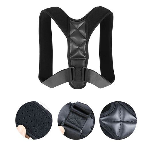 Nylon Back Posture Correction Adjustable Sitting Support Belt Breathable Comfortable for Adult Children