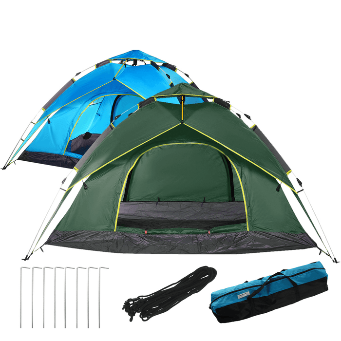 4-5 People Automatic Family Camping Tent Ultralight Sunshade Canopy Awning Outdoor Travel