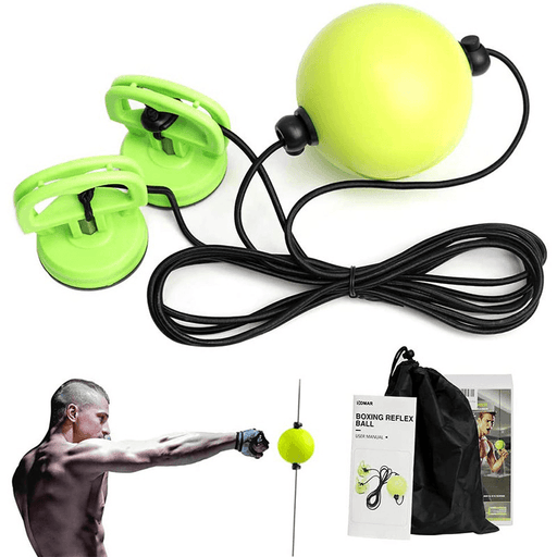 KALOAD 10CM Adjustable Suction Cup Suspension Boxing Ball Suspension Combat Ball Fitness Physical Training Reaction Speed Stress Relief Venting Ball