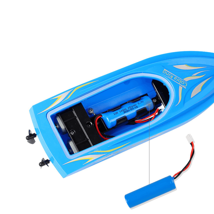 50M Long-Range RC Boat 10Km/H 2.4G High Speed Remote Control Racing Ship Water Speed Boat Model Toy Gifts for Children