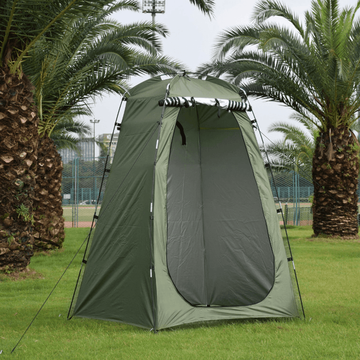 Portable Instant Tent with Zipper Door Camping Shower Toilet Outdoor Dressing Changing Fishing House