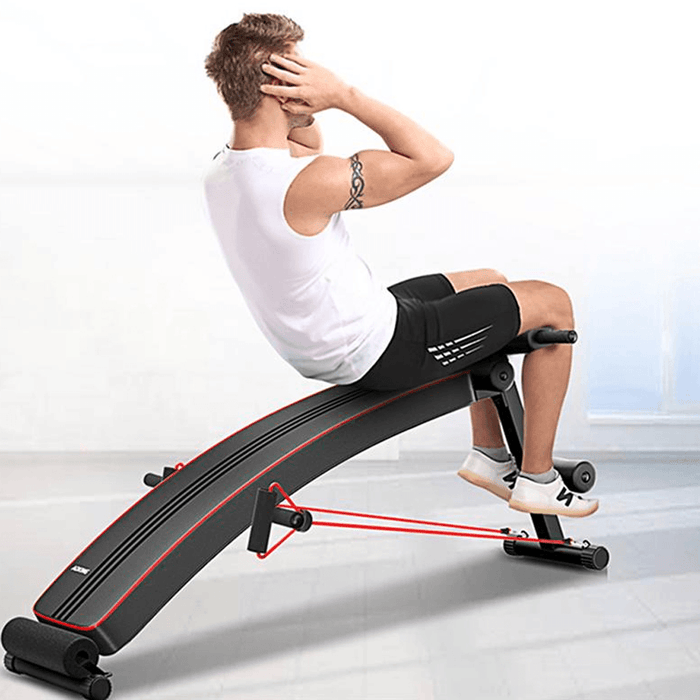 Folding Sit up Abdominal Bench Multifunction Muscle Training Board Dumbbell Stool Gym Fitness Equipments