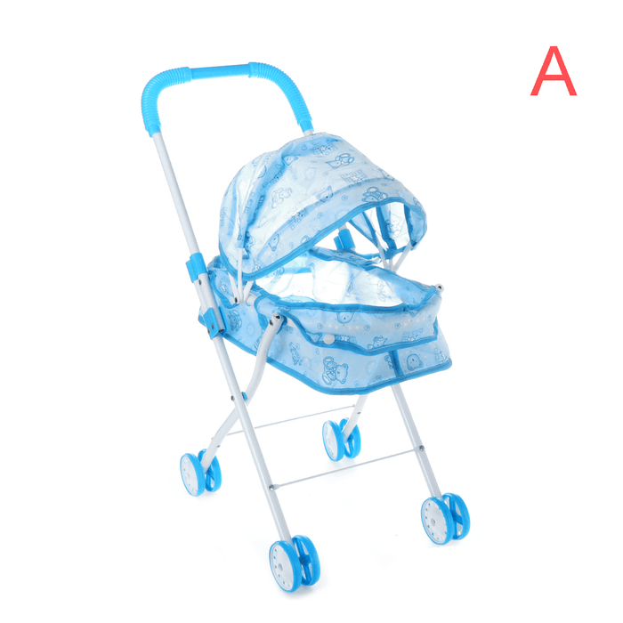 Baby Doll Stroller Folding Doll Trolley Children Walker Toys