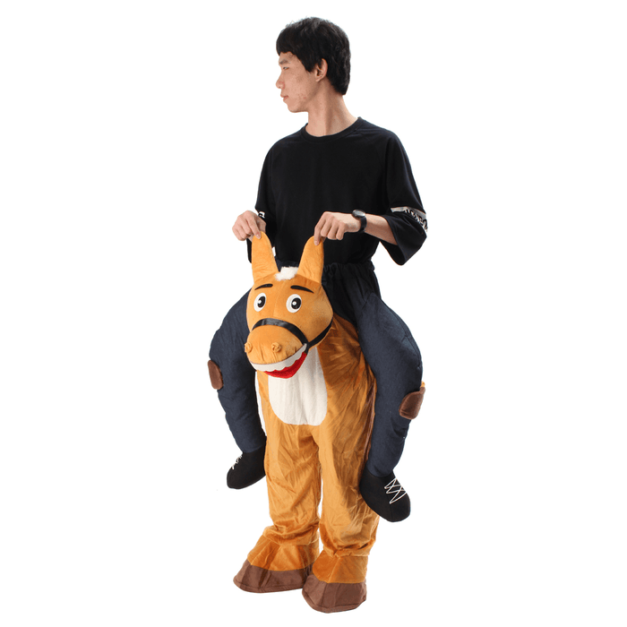 Hallowen Christmas Shoulder Carry Me Buddy Ride on a Shoulder Piggy Back Piggy Ride-On Fancy Dress Adult Party Costume Outfit