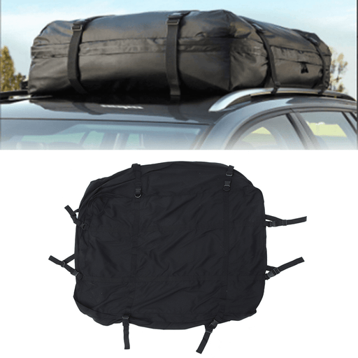 425L Universal Car Roof Cargo Bag Car Top Carrier Side Rail Rack Cross Bar Waterproof Travel Luggage Pouch