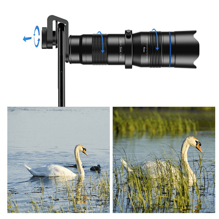 APEXEL HD 20-40X Telescope Zoom Lens Monocular Phone Camera Lens with Tripod & Storage Bag