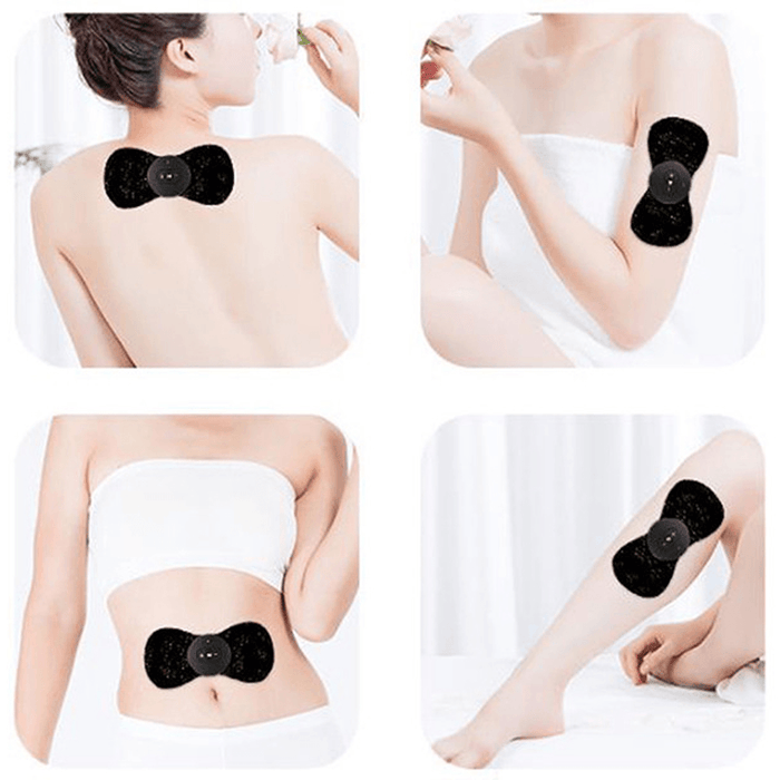 DG3 Electric Cervical Massager Patch Remote Control Vibration Muscle Relaxation Tool Massager Rechargeable Sport Fitness