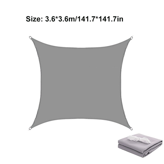 Square Sun Shade 95% UV Resistant Waterproof Breathable Folding Canopy Outdoor Patio Beach Camping Travel