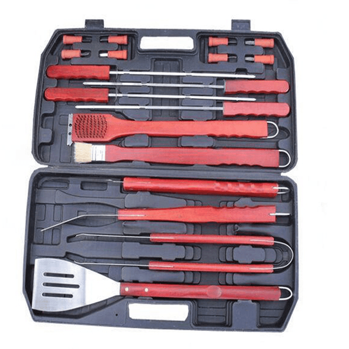 Portable BBQ Tool Setbbq Forks Brushes Spatula Outdoor Picnic Barbecue Kitchen Utensils