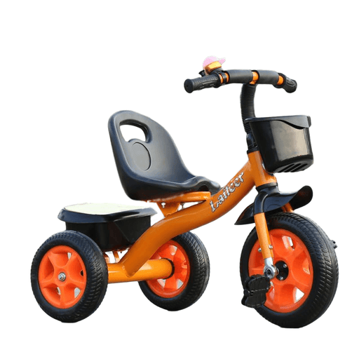 Laiteer 3 Wheel Kids Pedal Adjustable Tricycle for Aged 2-6 Children Toddler Balance Bike Balance Training with Basket＆Large Axle Wheel Gifts