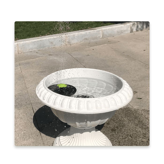 7V/1.4W Solar Powered Water Fountain Pumps Floating Fountains IPX8 Waterproof for Home Pond Garden Decor