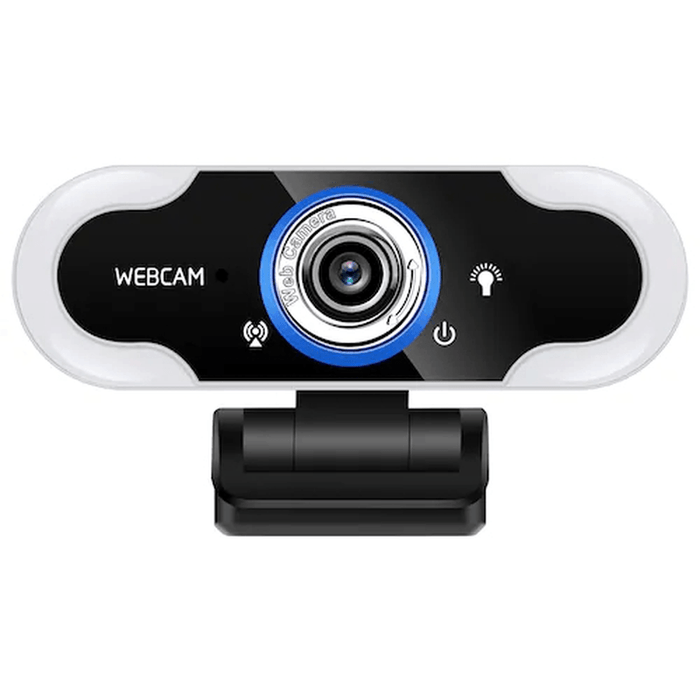 Xiaovv Autofocus 2K USB Webcam Plug and Play 90° Angle Web Camera with Stereo Microphone for Live Streaming Online Class Conference Compatible with Windows OS Linux Chrome OS Ubuntu