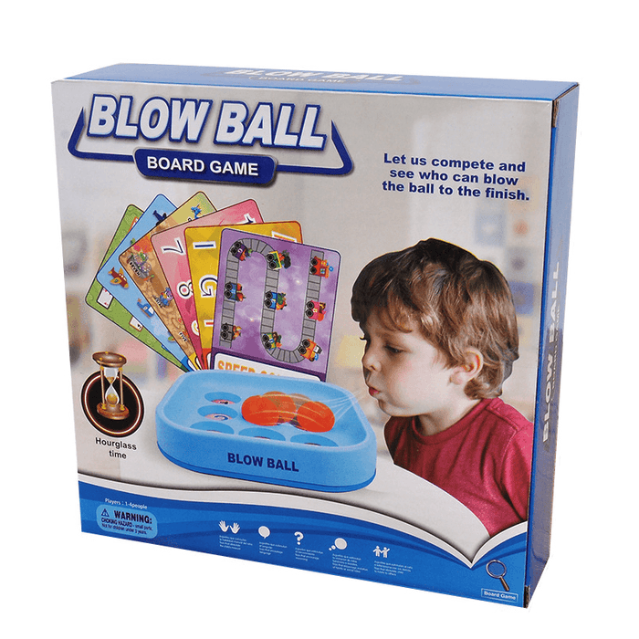 Blow Ball Toys for Children Desk Toy Board Game Letter Number Chess Speed Contest Toys