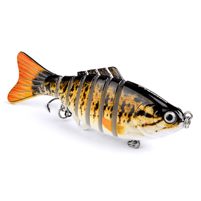 ZANLURE 10Cm 15G Simulation Bait Rattle Bead Lures Multi-Section Lures Fishing Lure Freshwater Fishing and Sea Fishing Universal