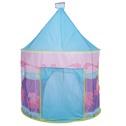 Portable Popup Kids Play Tent Children Princess Play Tent Castle Foldable Games Playhouse with Carry Bag for Boys and Girls