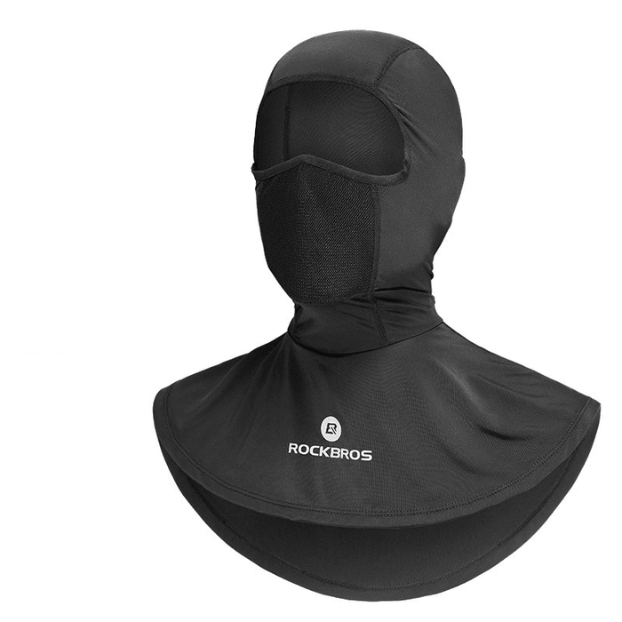 ROCKBROS UV＞50 Sun Protection Ice Silk Breathable Outdoor Cycling Mask Night Riding Reflective Warning