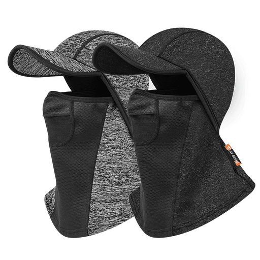 WEST BIKING Winter Cycling Mask Fleece Head Cover Full Face Warm Windproof Neck Cover for Winter Sport