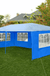 10X20Ft Canopy Side Wall 210D Waterproof Gazebo Shelter Shade with Windows Outdoor Easy Party Tent without Top