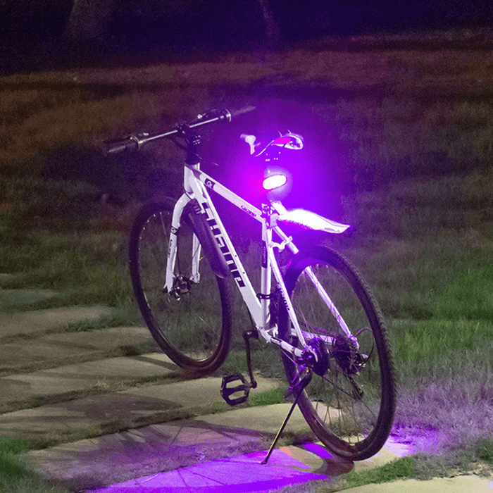 BIKIGHT Bicycle Light Set 300Lm 3 Modes Bike Headlight Front Lamp 4 Modes Safety Warning Taillight USB Rechargeable Waterproof Cycling