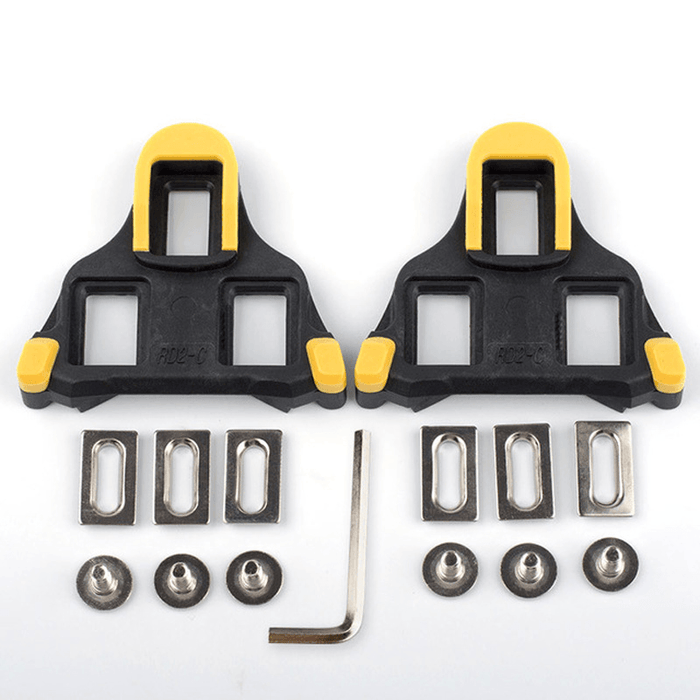 PROMEND PS-M01 6 Degrees Lock Plate Bicycle Pedals Self-Locking Cleats Road Bike Shoes Cleats