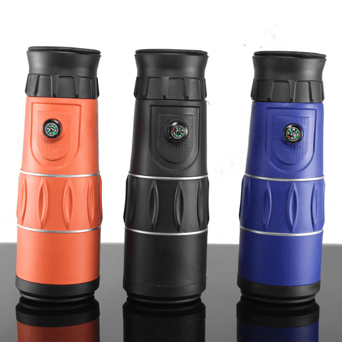 26X52 HD BAK4 Monocular Night Vision Telescope Outdoor Camping Travel Clear Zoom Optical Telescope