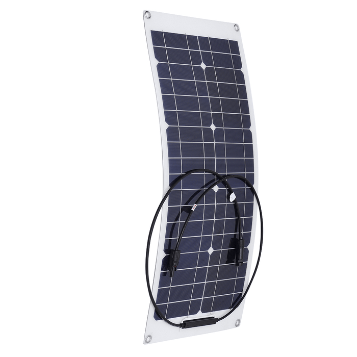 20W 18V Monocrystalline Solar Panel for Motorhome Boat Connector Waterproof Power Solar Panel