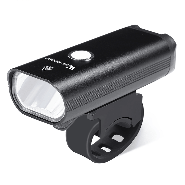 WEST BIKING 2200Mah 400Lm Bike Light Rainproof USB Rechargeable LED MTB Front Lamp Headlight Aluminum Alloy Ultralight Bike Flashlight