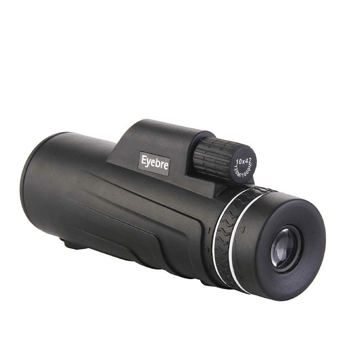 10X42 HD Zoom Monocular Waterproof Telescope Camping Night Vision Bird Watching with Phone Clip