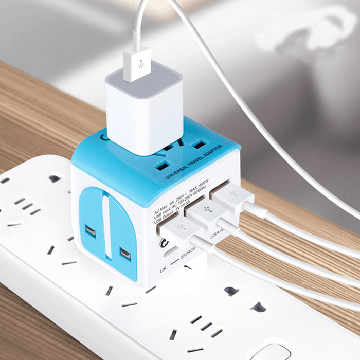 Naturehike NH18P001-J 100V-240V Travel Power Adapter Universal USB Electric Converter US Euro UK AU Plug for Iphone Ipad