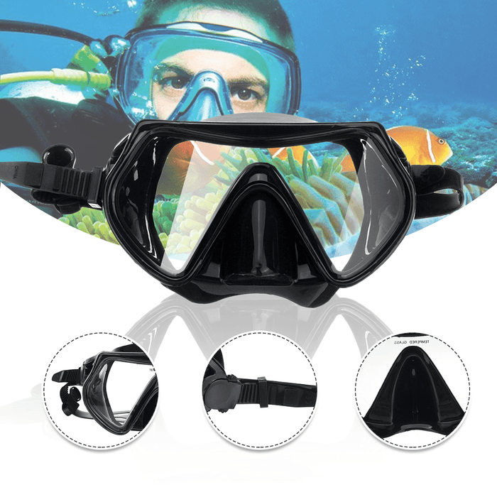 DIDEEP 2-In-1 Scuba Snorkeling Diving Equipment Underwater Snorkel Tube Reducer Valve Diving Regulator Diving Mask for X4000 Pro 1L Tank