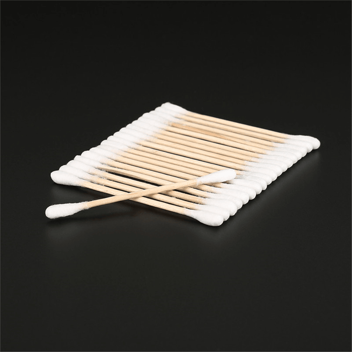 100X Cotton Swabs Swab Applicator Q-Tips Double Head Wooden Stick Cleaning Tools