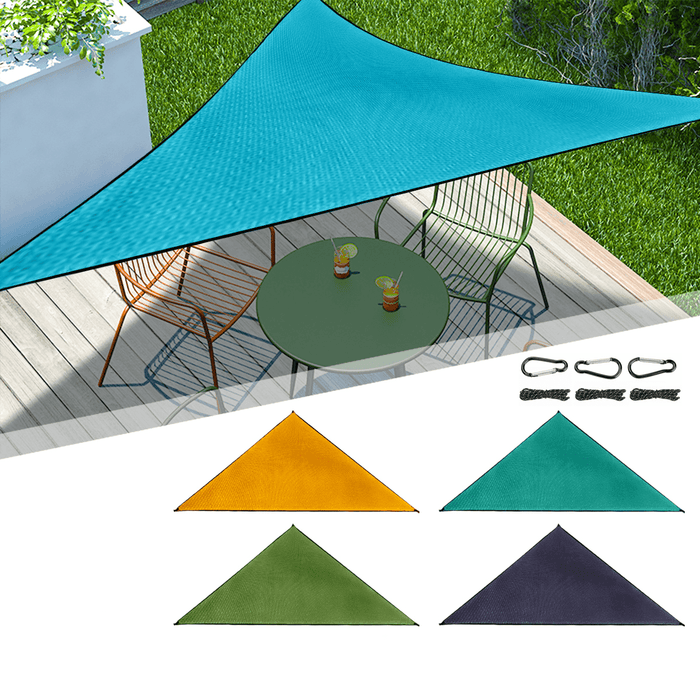 4X4X4M Sunshade Awning Waterproof Canopy Cover Uv-Proof Swimming Yard Beach Garden Patio Sail