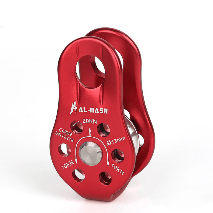 XINDA AL8610 Aluminum Alloy Single Fixed Climbing Pulley Rescue Aloft Work Rappelling Equipment