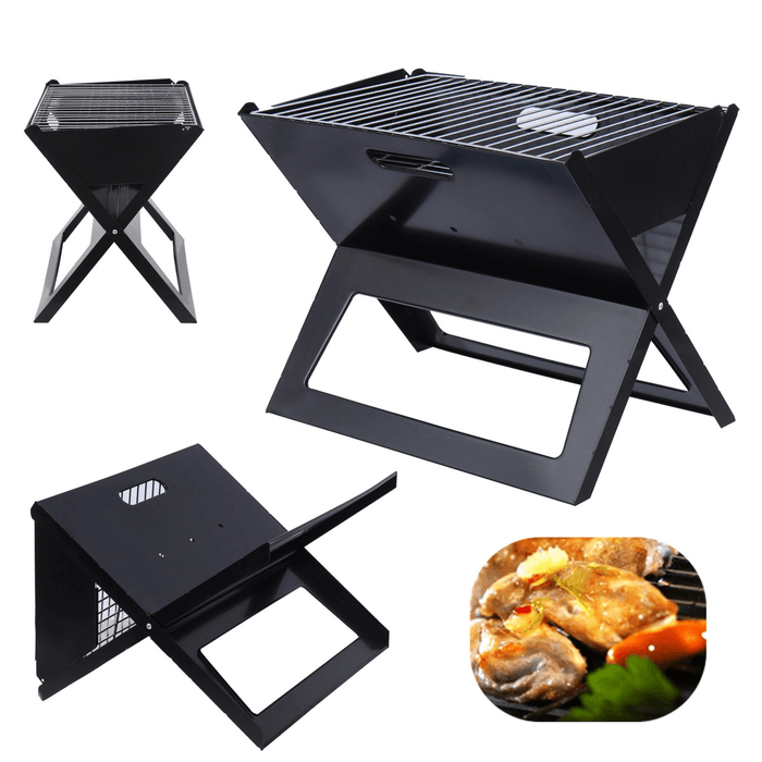 3-5 People Outdoor Portable Folding Barbecue BBQ Grill Charcoal Cooking Stove Camping Picnic