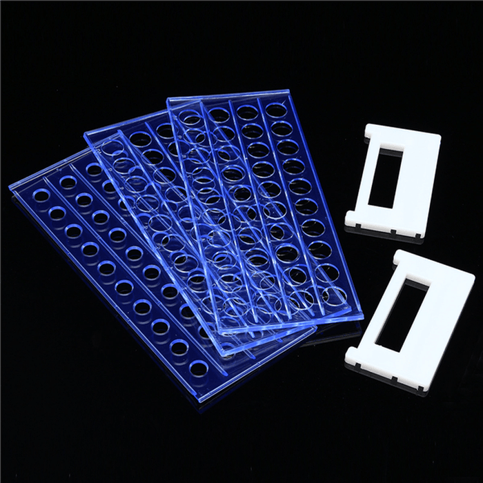 40/50 Holes Vents Plastic Centrifugal Deck Test Tube Rack Holder Laboratory