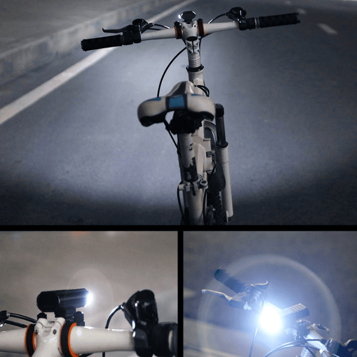 XANES® 3Xt6 Rechargeable Bike Light Super Bright IPX6 Waterproof LED Bicycle Headlight 5 Modes Bike Front Light Cycling Fishing