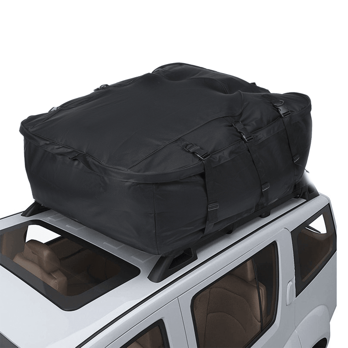 Portable Travel Storage Bag Waterproof Car SUV Roof Top Rack Bag 600D Oxford Travel Luggage Storage Cargo Carrier 105*90*43Cm